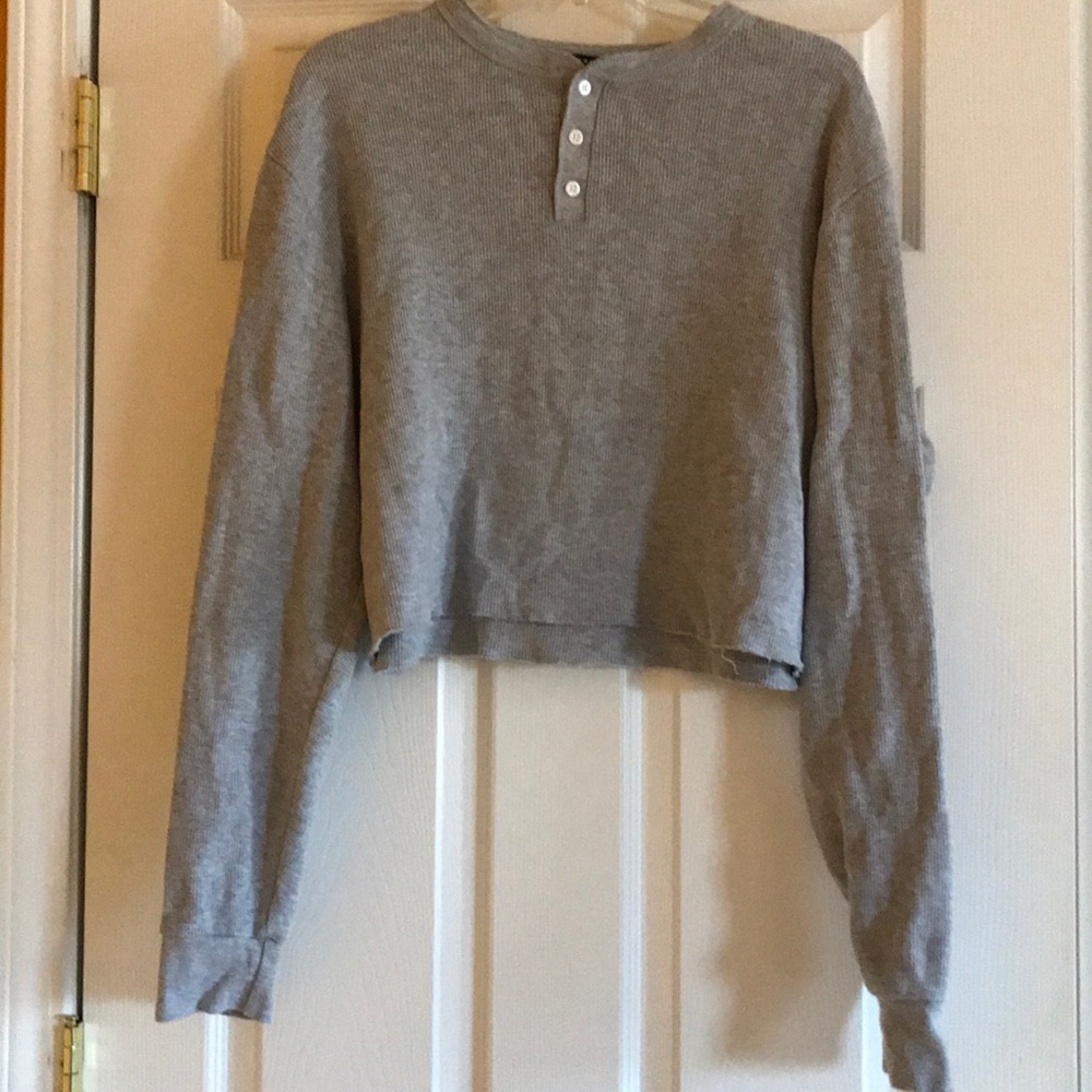 Allie Thermal long sleeve sweater.